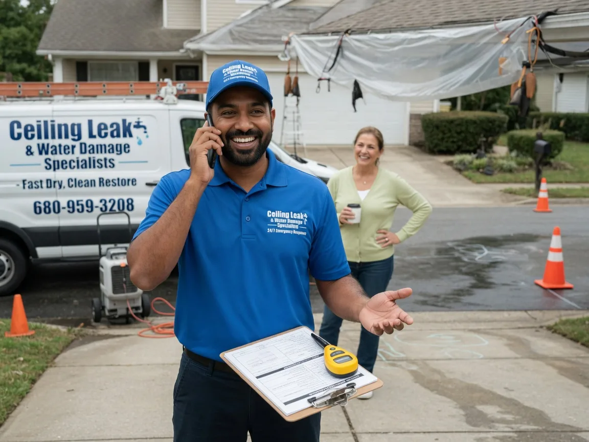 Ceiling Leak Cleanup Lonetree, WY FAQs